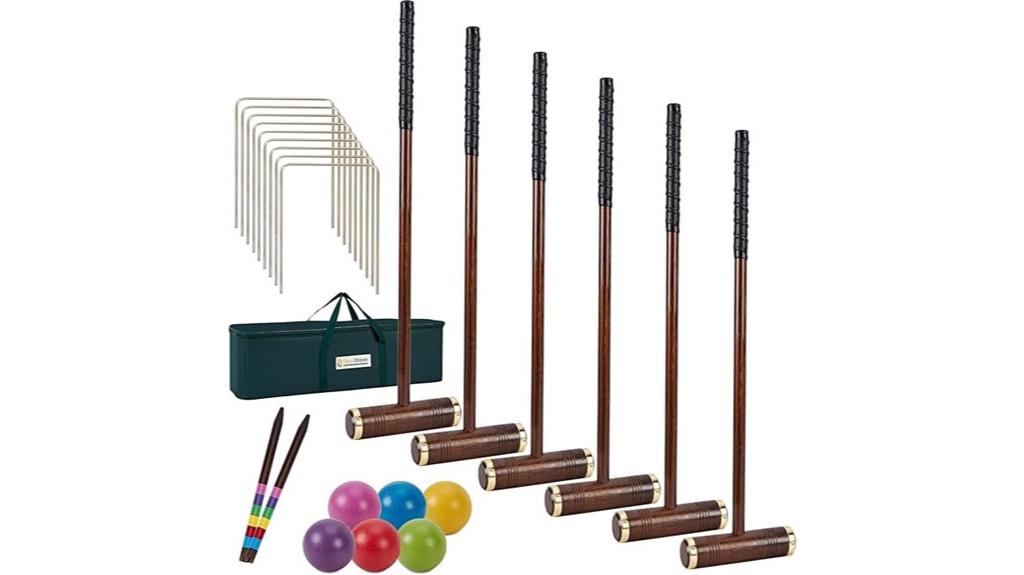 six player croquet set