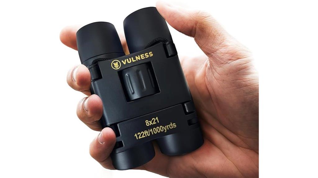 small portable birdwatching binoculars