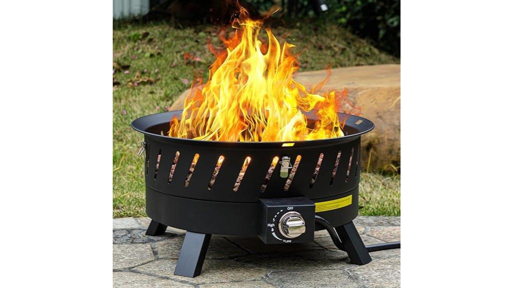 small portable outdoor fire pit