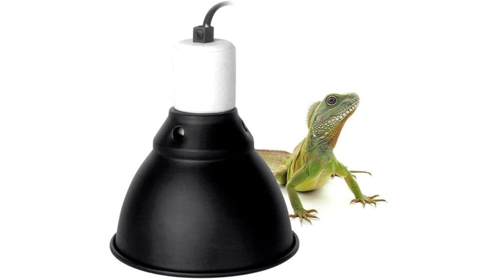 small shallow dome heat lamp