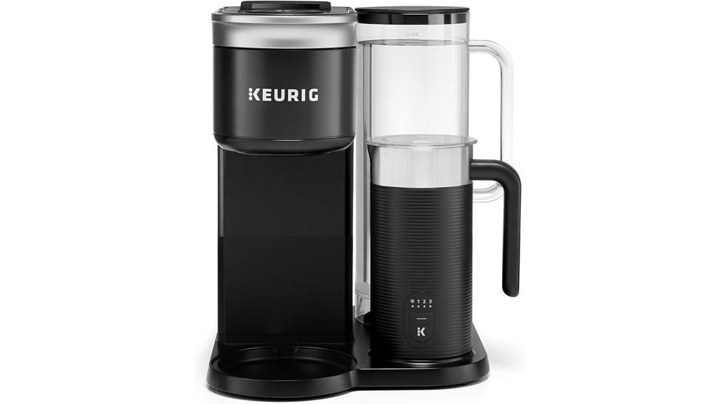 smart black single serve coffee maker