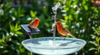 solar bird bath fountains