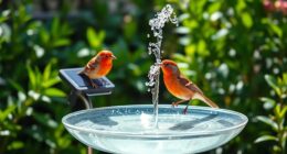 solar bird bath fountains