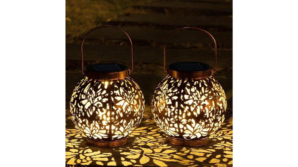 solar garden lanterns pack