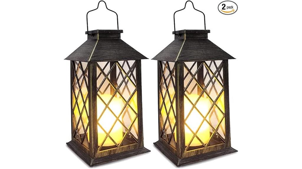 solar powered outdoor lanterns