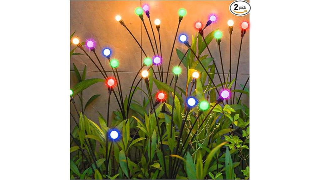 solar powered starburst lights