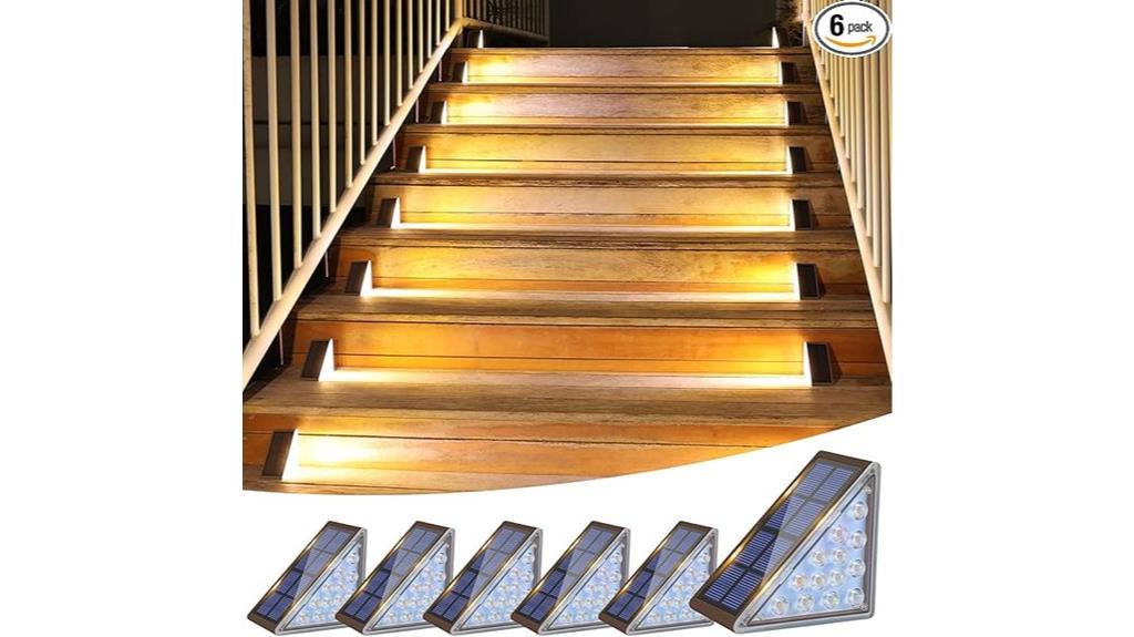 solar waterproof step lights