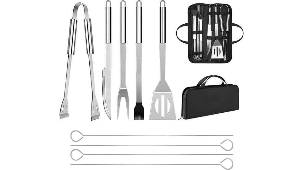stainless steel bbq tools