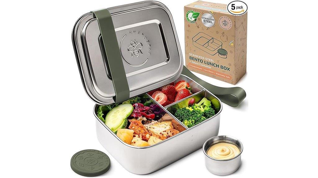 stainless steel bento box