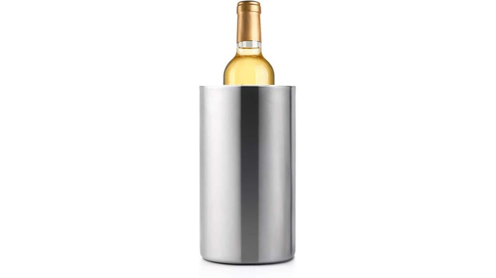 stainless steel wine cooler
