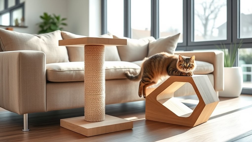 stylish cat scratching alternatives