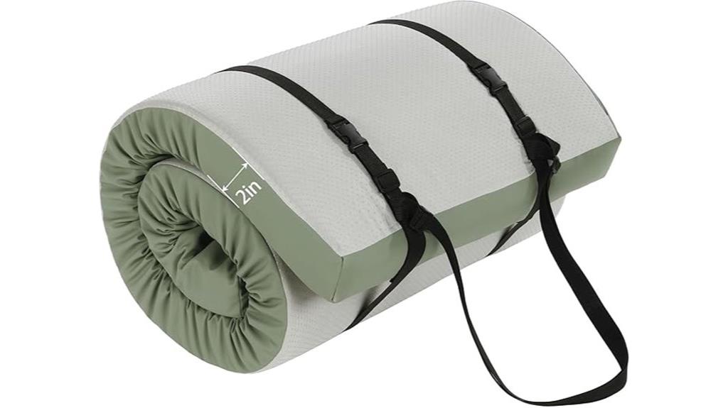 thick 2 inch yoga mat