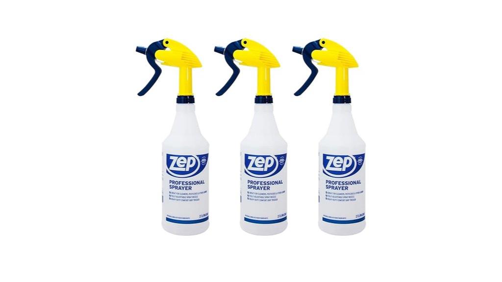 three 32 oz spray bottles