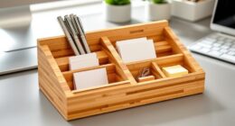 top bamboo desk organizers