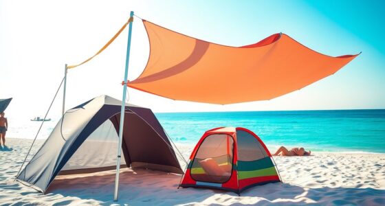top beach tents and sun shelters