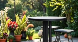 top collapsible outdoor bar tables