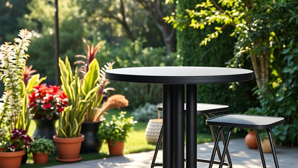 top collapsible outdoor bar tables