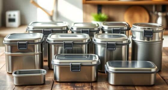 top durable steel lunch boxes