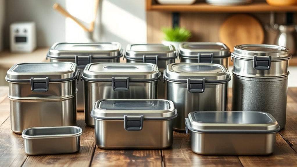 top durable steel lunch boxes