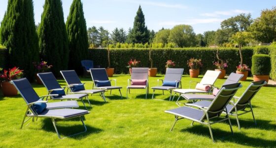 top foldable outdoor lounging chairs