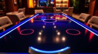 top full size air hockey tables