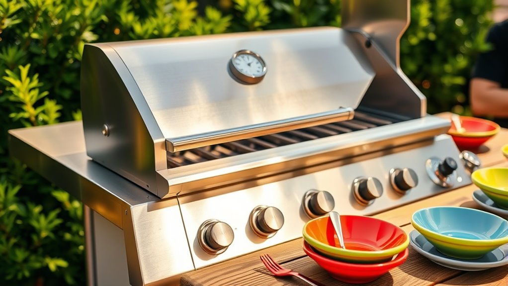 top gas grills with side burners
