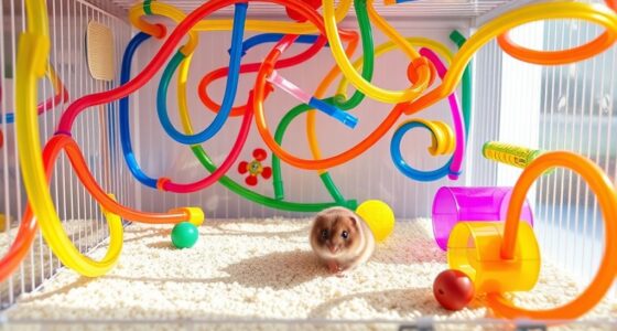 top hamster cage tube options