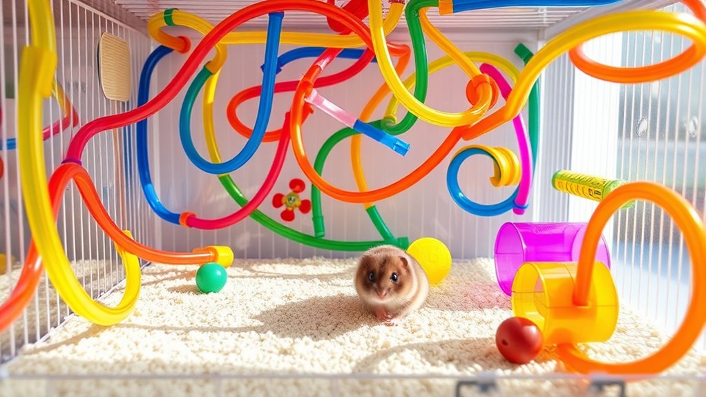 top hamster cage tube options