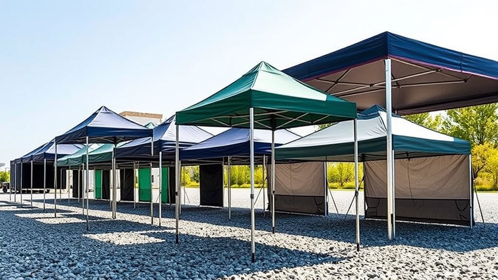 top heavy duty canopy tents