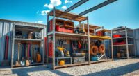 top heavy duty outdoor racks