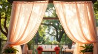 top outdoor gazebo curtain options