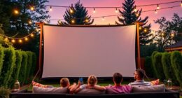 top outdoor projector screens