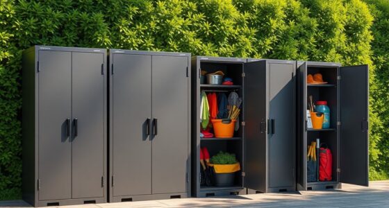 top outdoor storage cabinets