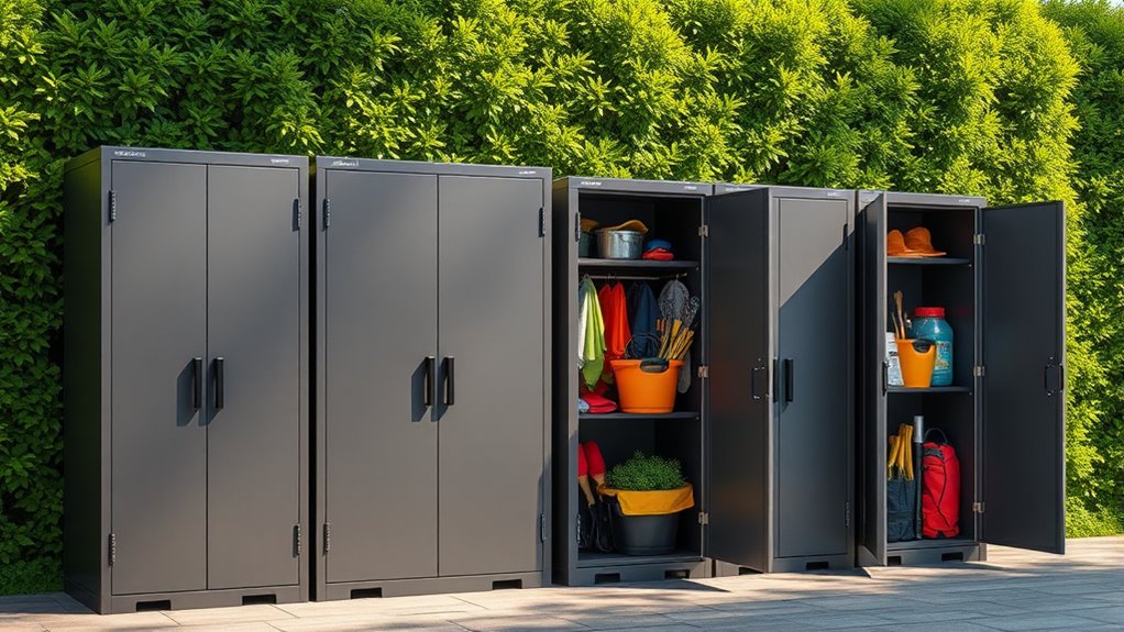top outdoor storage cabinets
