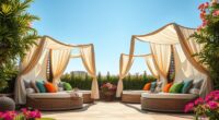 top patio daybeds with canopies