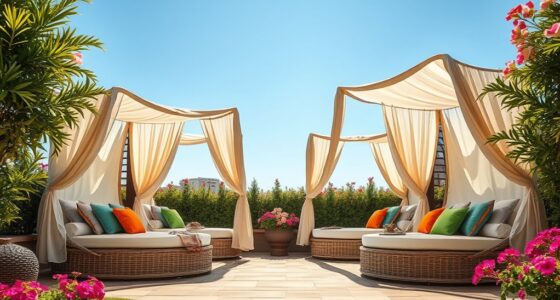 top patio daybeds with canopies