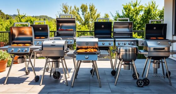 top portable stainless grills