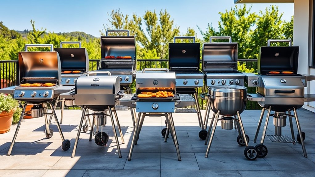top portable stainless grills