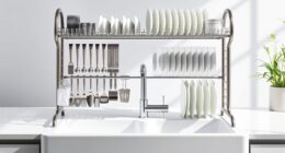 top sink dish drying racks