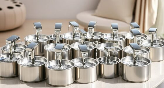 top stainless steel cat fountains
