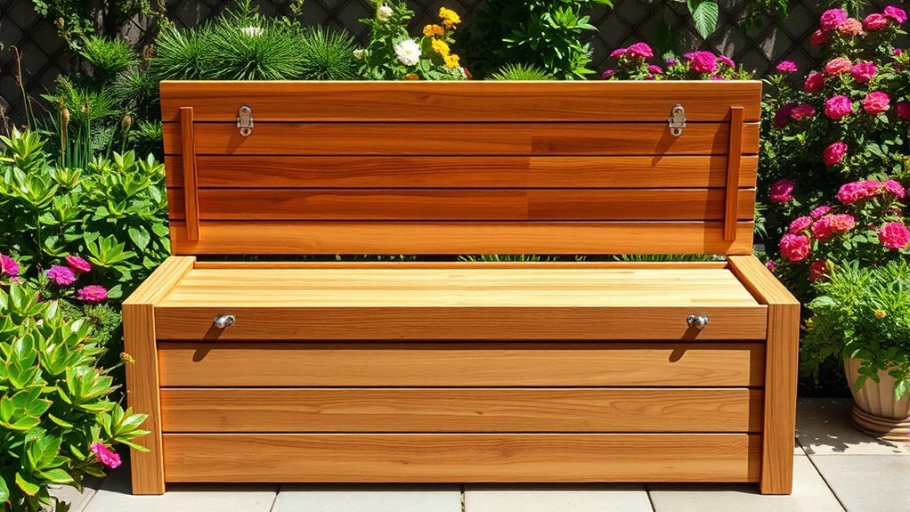 top waterproof storage benches