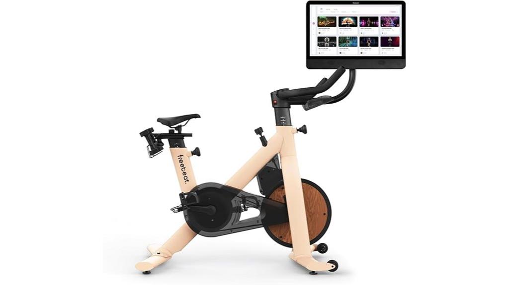 touchscreen auto resistance bike