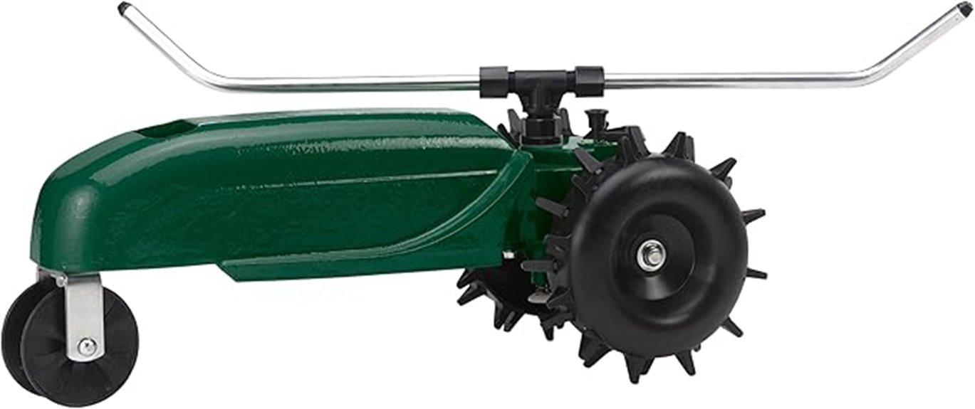 traveling tractor water sprinkler