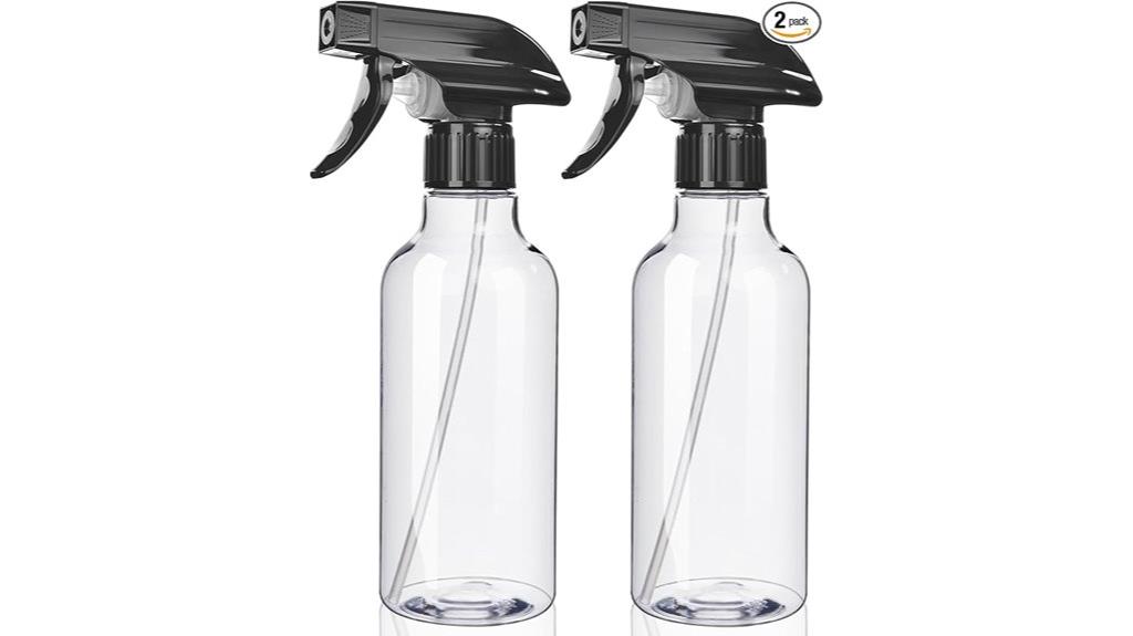 two 10 oz spray bottles