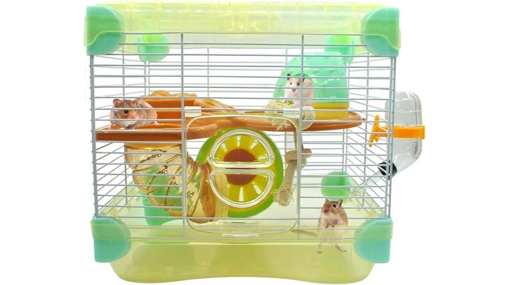 two level hamster cage
