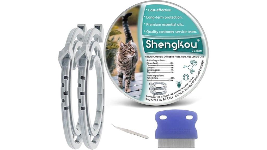 two pack cat flea collar