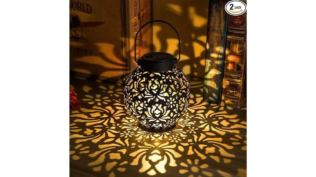 two solar lanterns pack