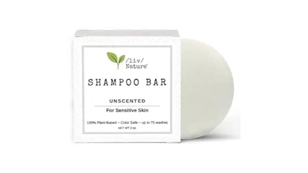 unscented handmade shampoo bar