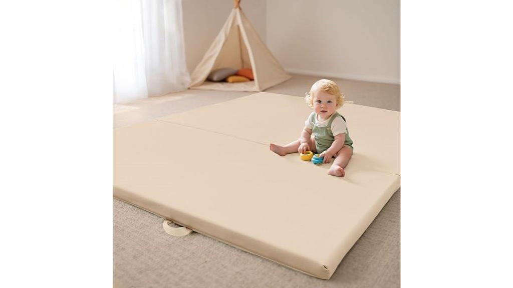 vegan leather baby playmat