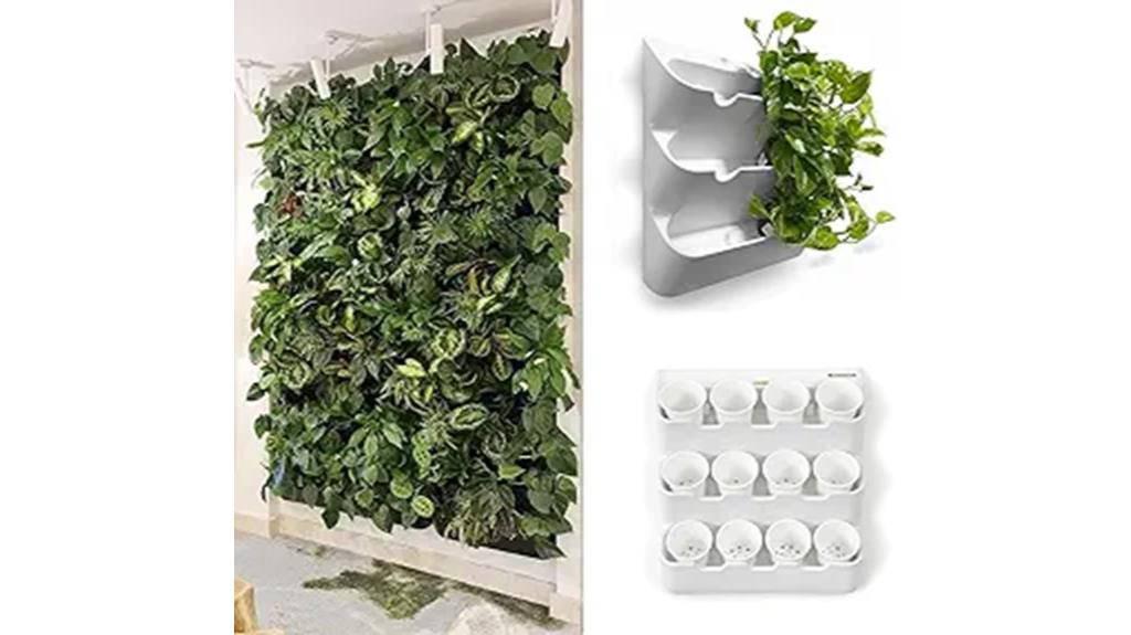 vertical plant wall system